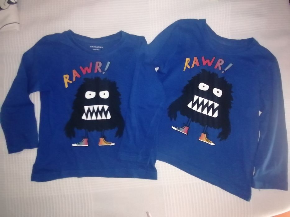Sweatshirts gémeos 3-4 anos