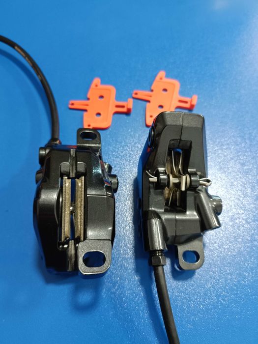 Тормоз гидравлический Shimano Deore M6100 передний/Адаптеры