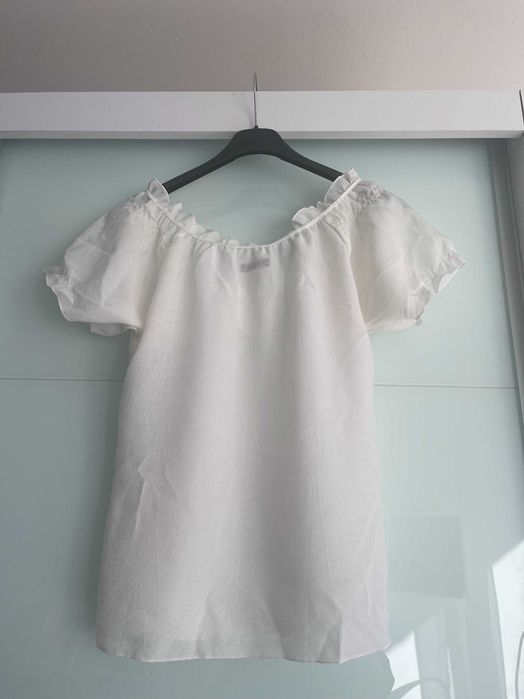 biała elegancka bluzka