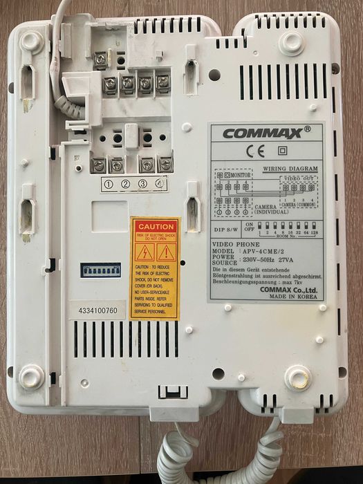 Domofon wideodomofon COMMAX APV-4CME/2