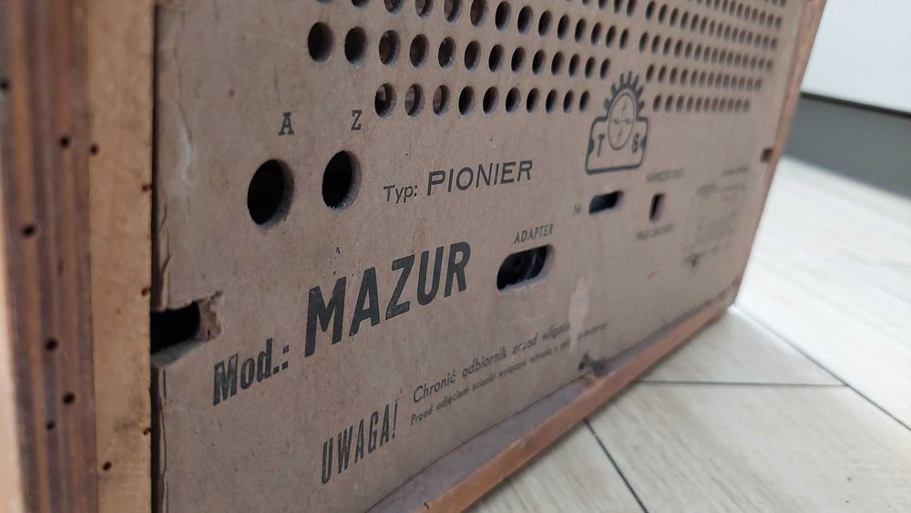 Pionier Mazur radio zabytkowe