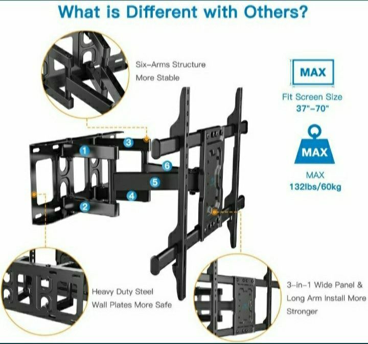 Uchwyt stojak do telewizora 37-70"Perlesmith