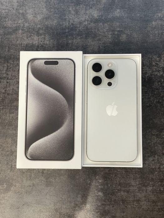 Apple iPhone 15 Pro 128 Srebrny (bateria 93%) Warszawa Żoliborz
