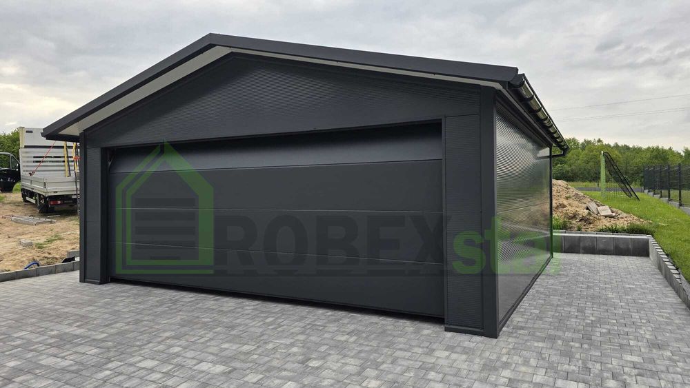 Garaż ocieplany z płyty warstwowej PIR 6x5,80 MONTAŻ CAŁY KRAJ