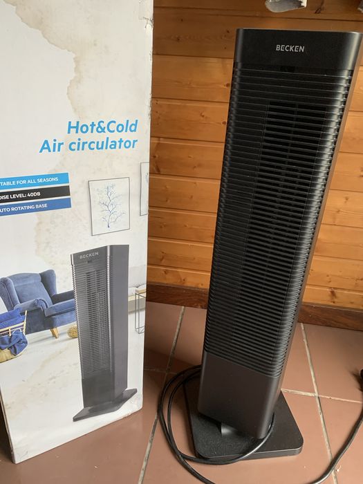 Coluna de ar quente e frio