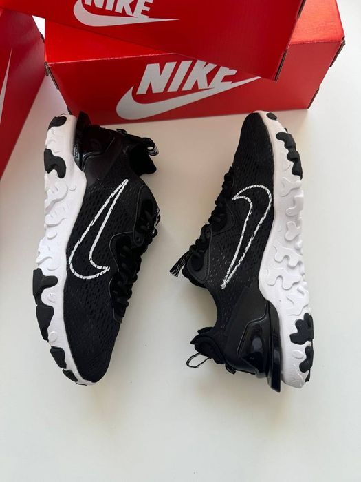 РОЗПРОДАЖ! Nike React Vision Black White 40 41 42 43 44 45
