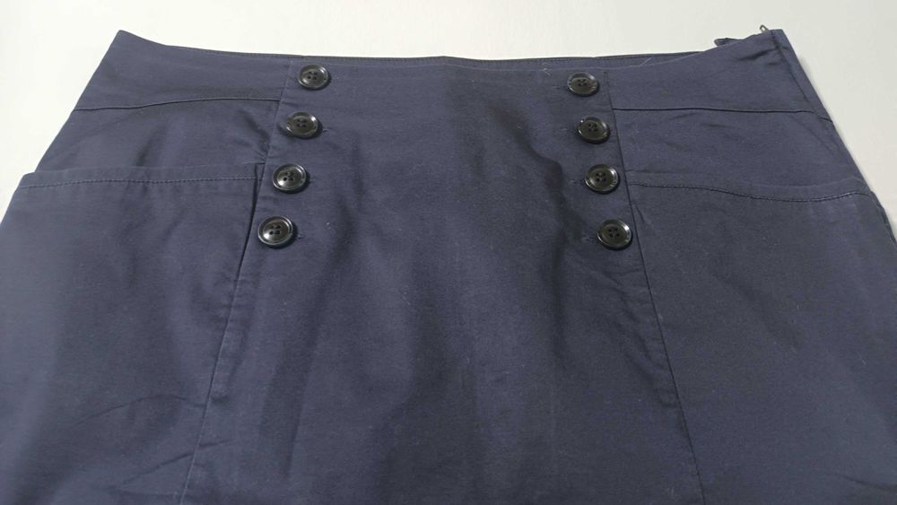 Saia em azul escuro da H&M