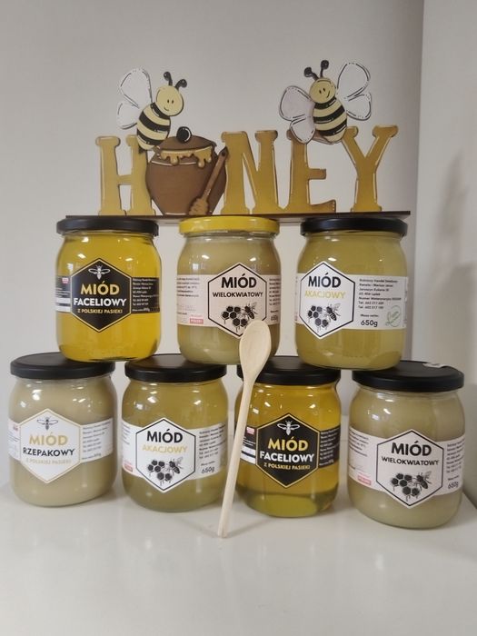 Zestaw Miodów z Własnej pasieki 650g