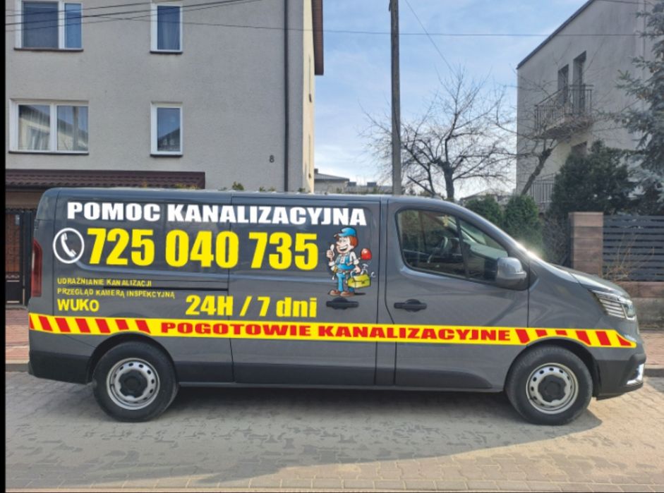 UDRAZNIANIE RUR  Kanalizacij Przegląd Kamerą Inspekcyjną Wuko 24H