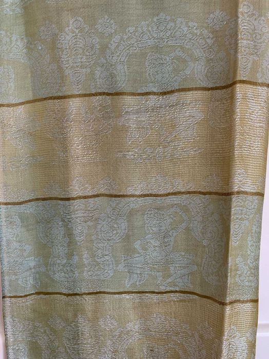 Écharpe motivos egípcios, brilhante, 49 x 172 cm