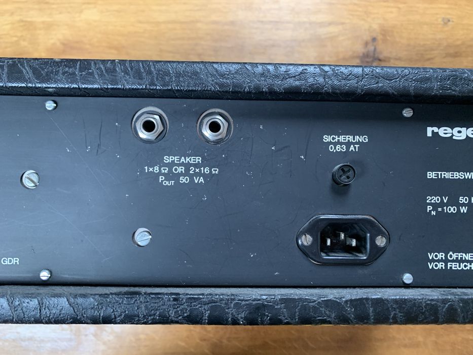 Wzmacniacz basowy + kolumna Logitech Vermona Regent 620