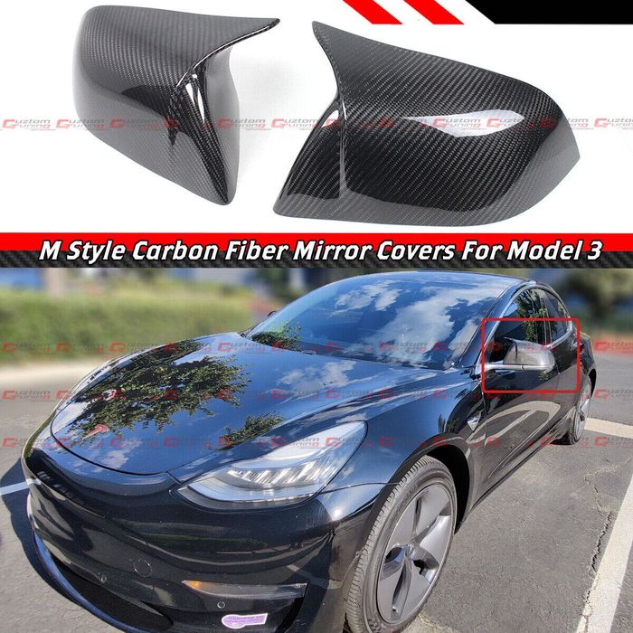Накладки на боковые зеркала Tesla Model 3 Y зеркала модел 3 У накладки