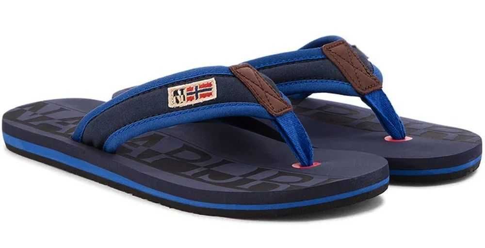 Nowe japonki klapki męskie Napapijri 44 Navy Blue