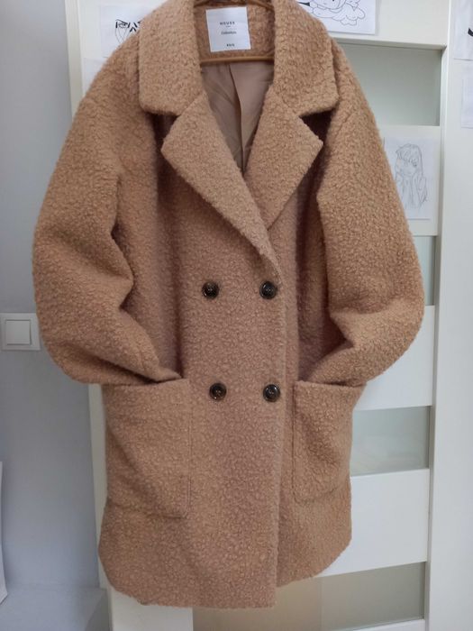 Płaszcz camel S super płaszczyk House