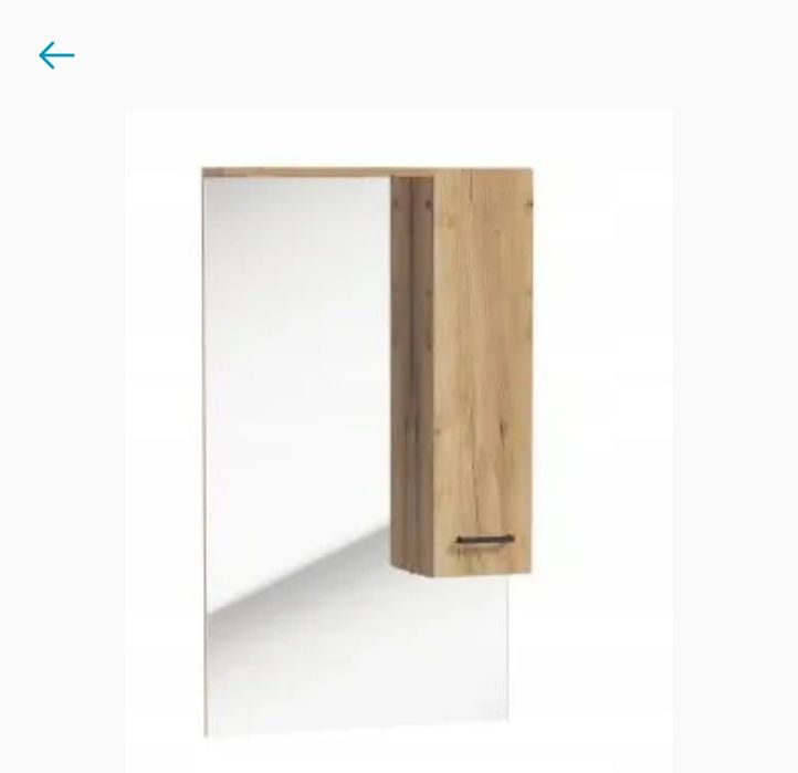 Lustro z oświetleniem LED i szafką