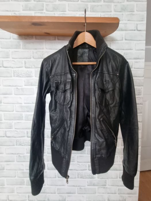Kurtka ze skóry Bershka Leather S