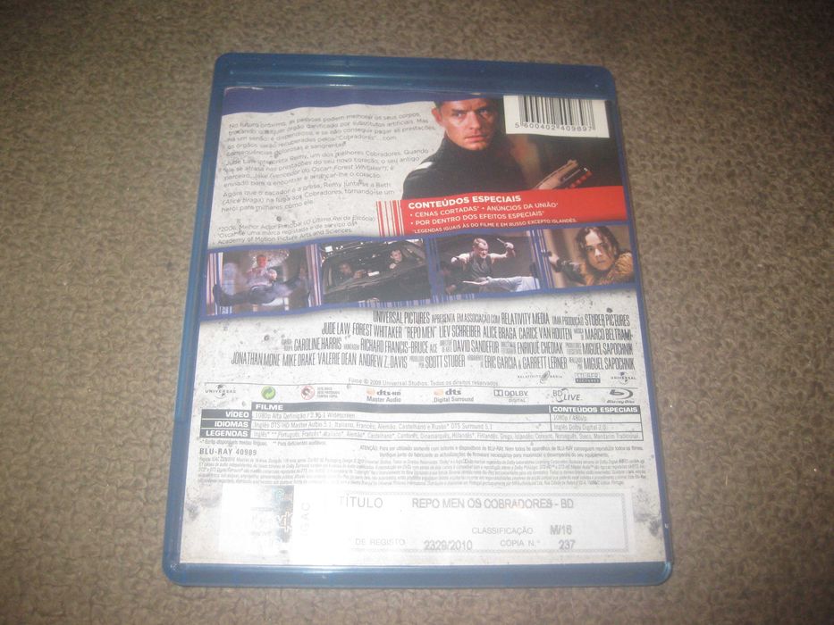 Blu-Ray "Repo Men: Os Cobradores" com Jude Law