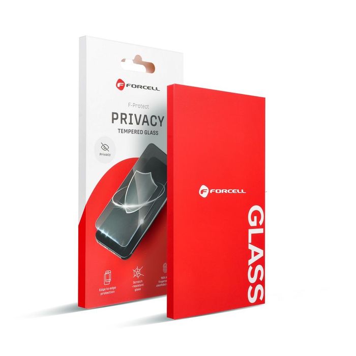 Szkło hartowane do iPhone 14 PRO Forcell Privacy Glass czarne