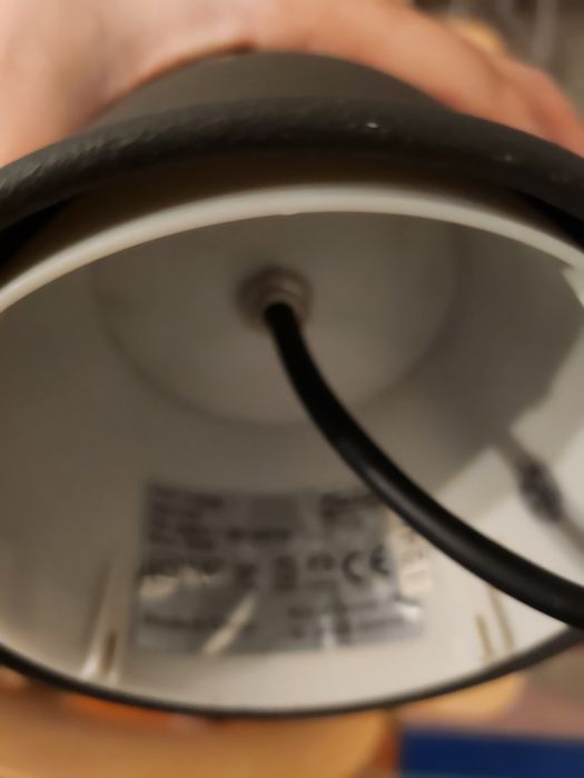 Candeeiro tecto preto do IKEA