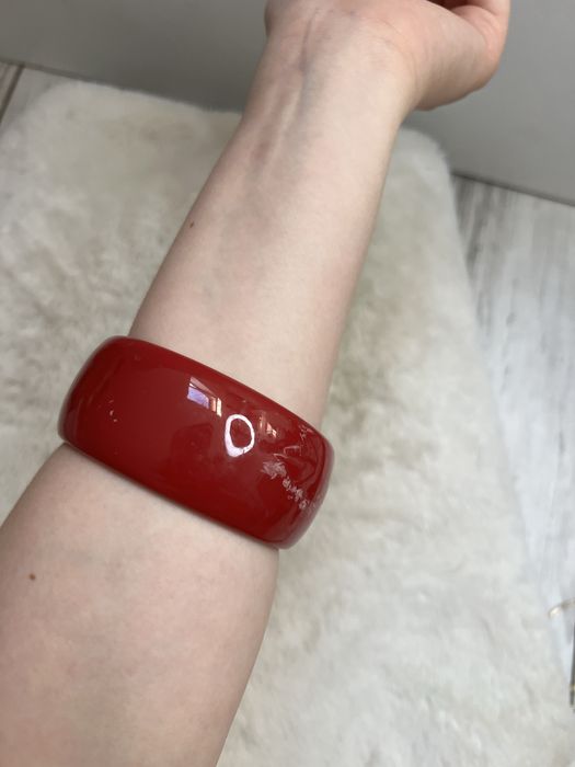 Bransoletka lata 60s 70s lucyt lucite klasyczna duża bangle classy 33