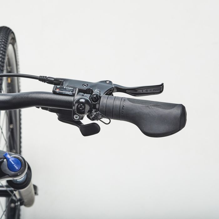 Bicicleta de Trekking Elétrica Quadro Alto Riverside 520 E Cinzento