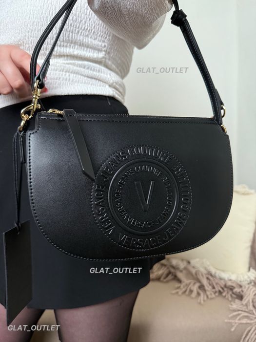 Оригінальна нова сумка Versace Jeans Couture 74VA4BV2 чорна Версаче
