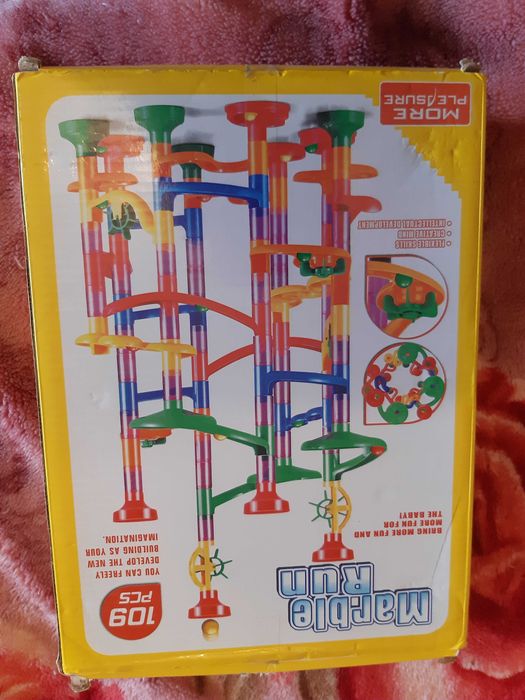 Marble Run, tor dla kulek, zabawka edukacyjna