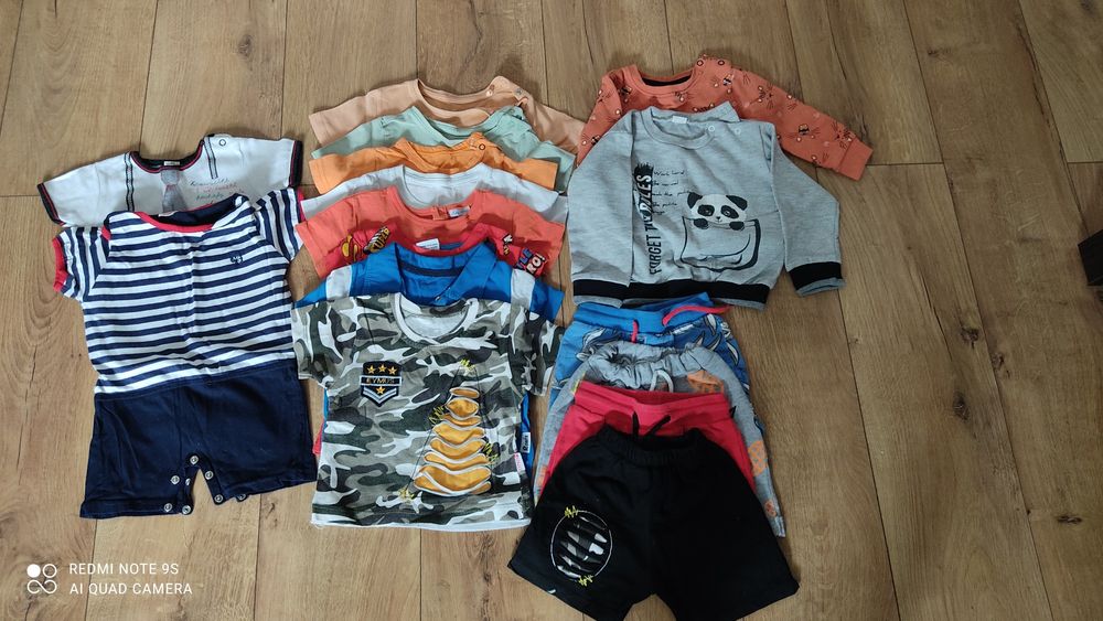 Paka ubrań dla chłopca r.80