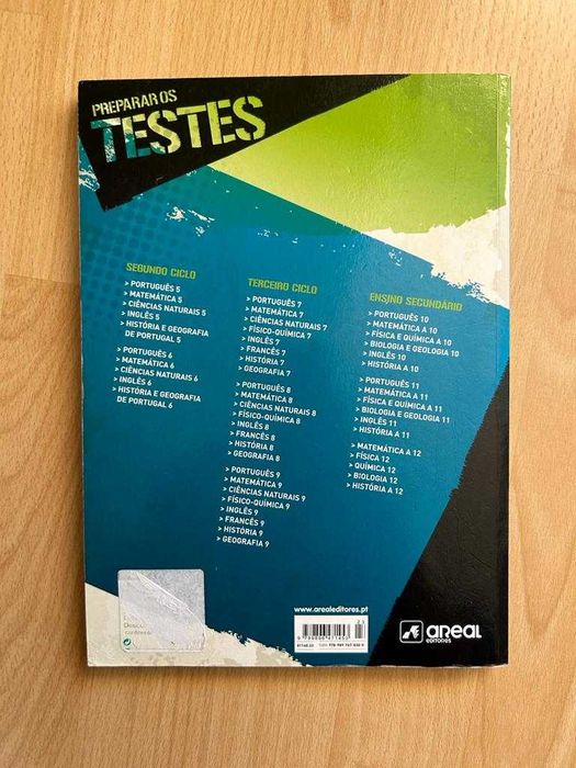 Livro Preparar Os Testes Biologia e Geologia- 10ºAno (Areal Editores)