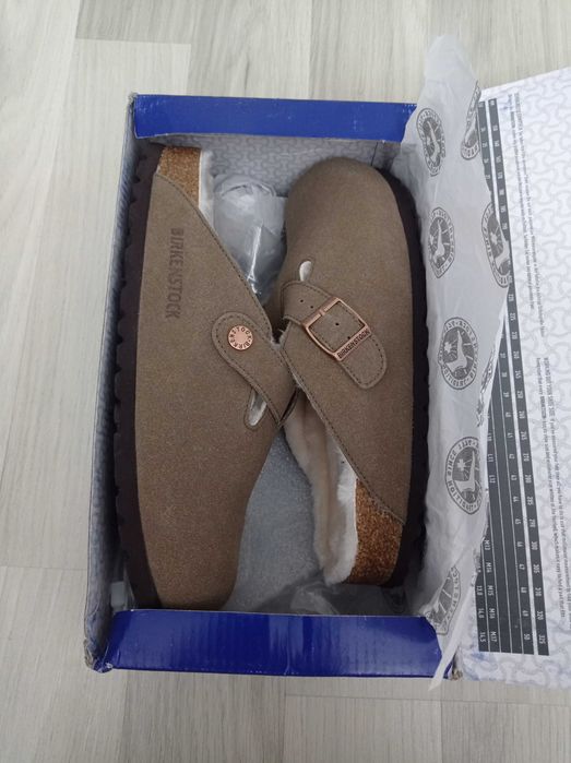Klapki Birkenstock ocieplane