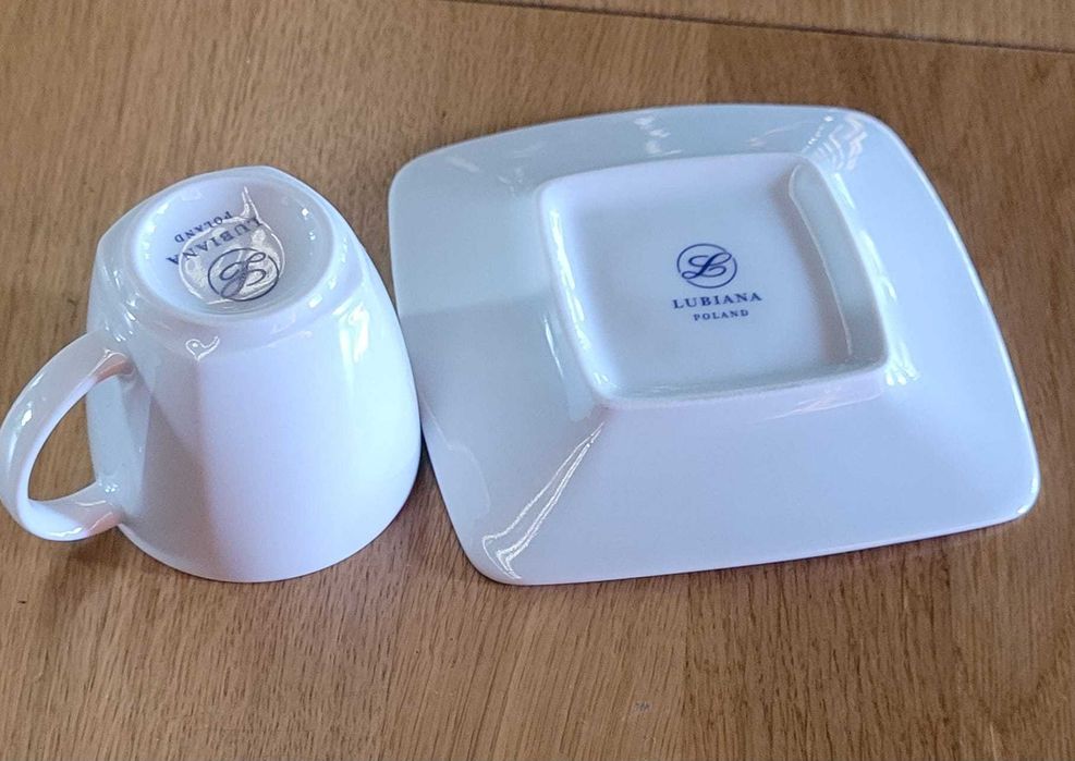 Filiżanka Lubiana ze spodkiem do espresso - NIEUŻYWANE cena za 60kpl