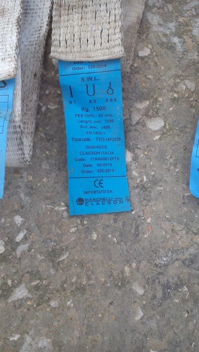 cintas de carga , suspensão