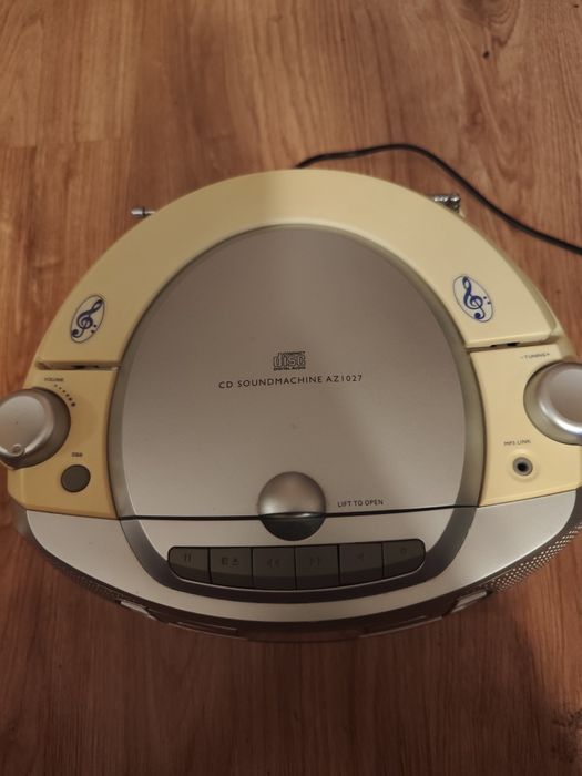 Kremowe radioodtwarzacz Philips