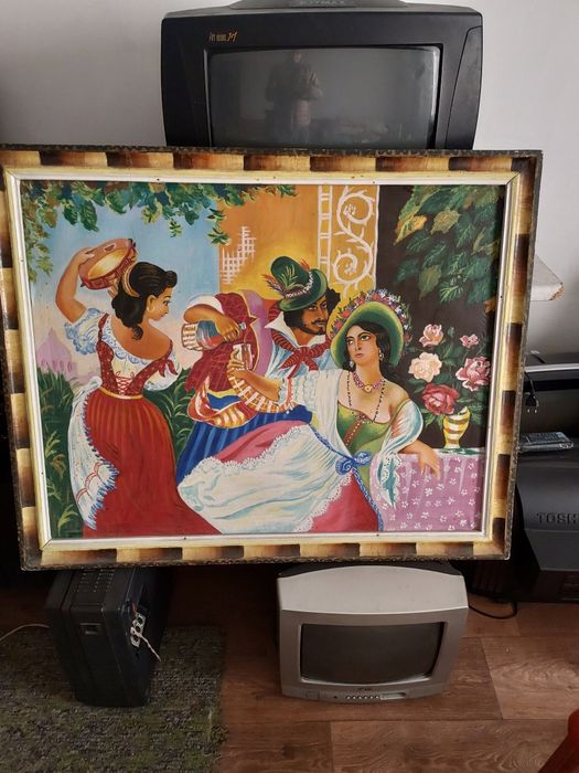 Картина  Октябрьской праздник в Риме.