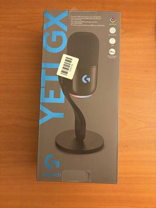 Микрофон для компьютера проводной Logitech G Yeti GX