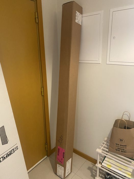 Estore de rolo branco opaco 180 x 180 cm - NOVO / Por abrir