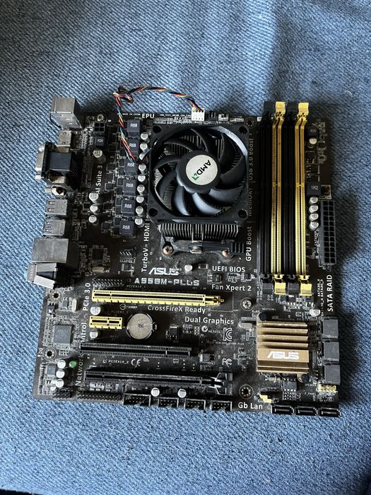Plyta glowna ASUS A55BM-plus z procesorem amd