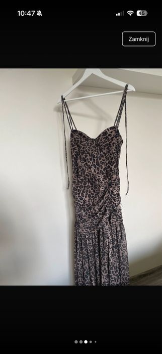 Asos sukienka w panterke nowa bez metki