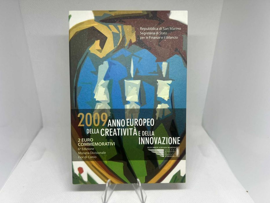 San Marino 2009 - Coin Card 2€ Ano Europeu da Criatividade e imaginação