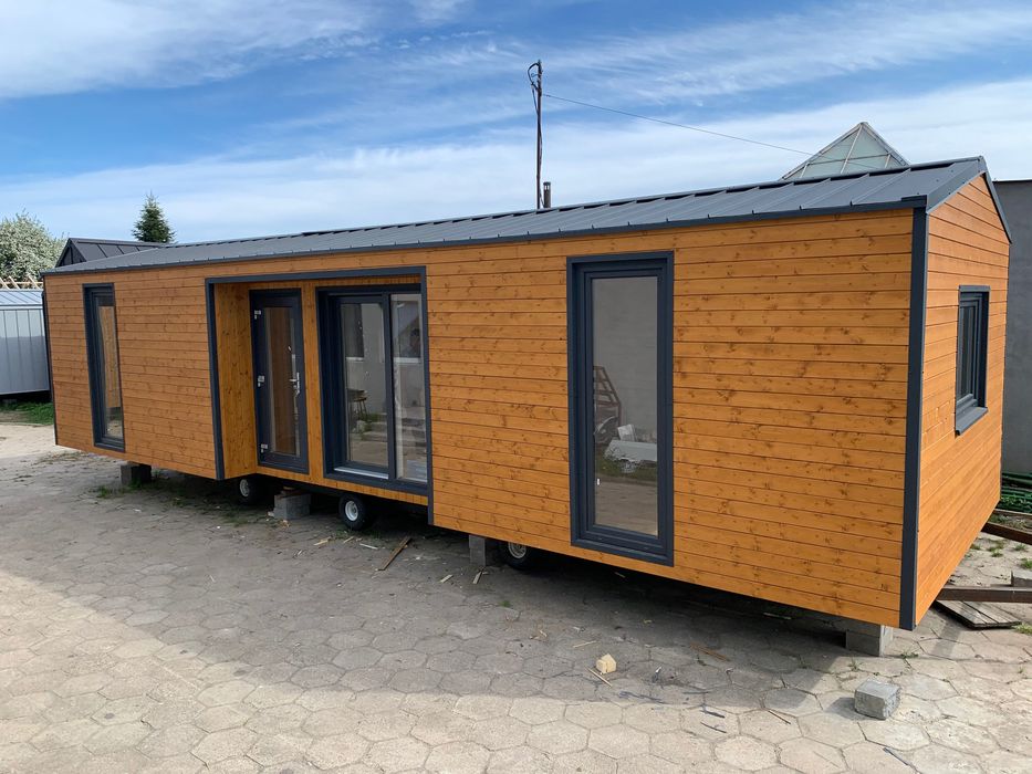 domek mobilny, modułowy 4x12 48m2 CIEPŁY i SOLIDNIE wykonany