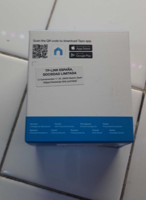 Tapo Tomada inteligente nova ainda na caixa.