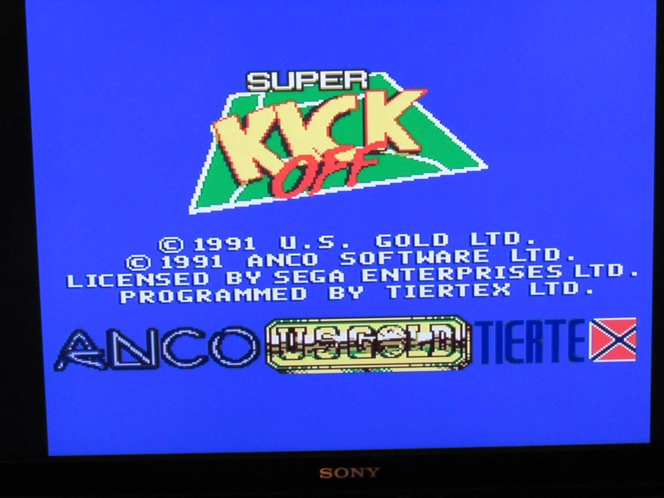 Jogo Sega Master System Super Kick Off completo (#1)