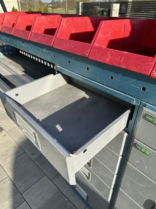 2 Regały  do busa /zabudowa watsztatowa Modul-Systeme