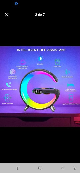 Candeeiro de cabeceira regulável, candeeiro de mesa USB