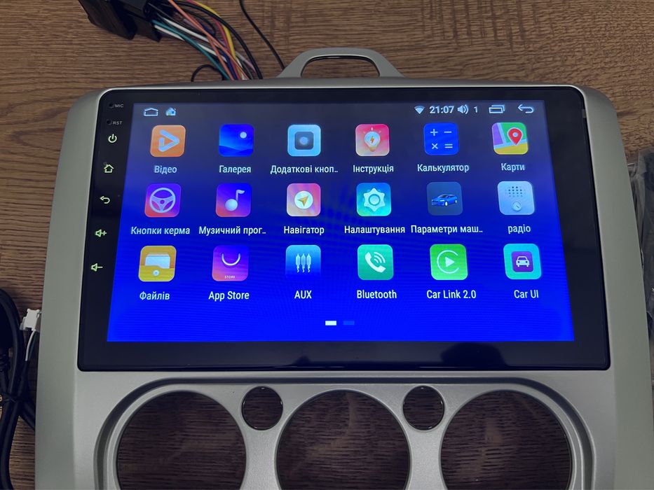 Магнітола камера 14 Android   Ford Focus 2001-2011 рік Carplay Андроїд