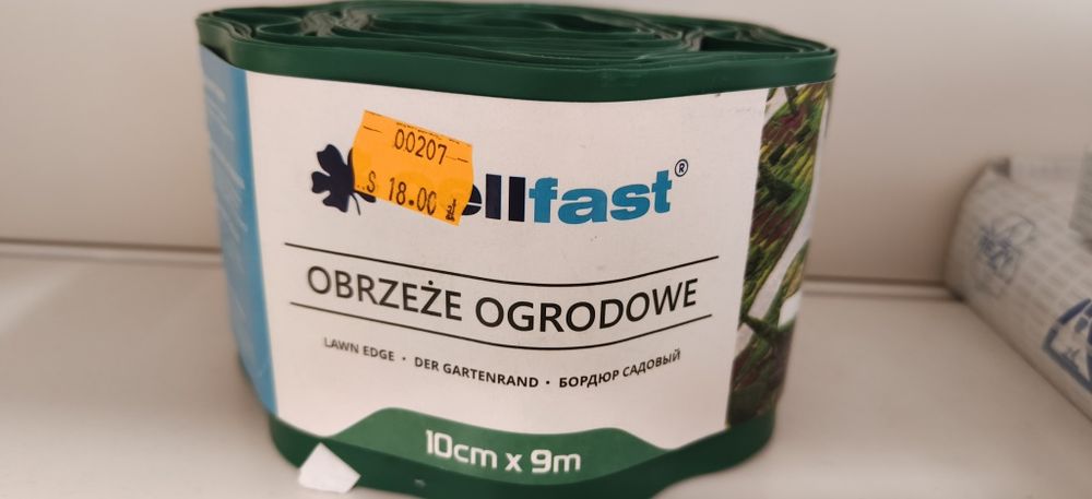 Obrzeże ogrodowe 10cmX9m