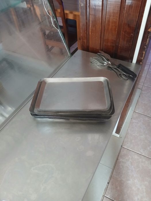 Tabuleiros de inoxidável
