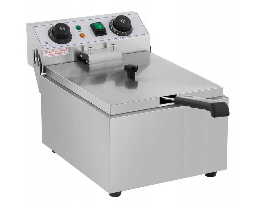 Duża Frytkownica Gastronomiczna 10L 3200W ROYAL Profesjonalna