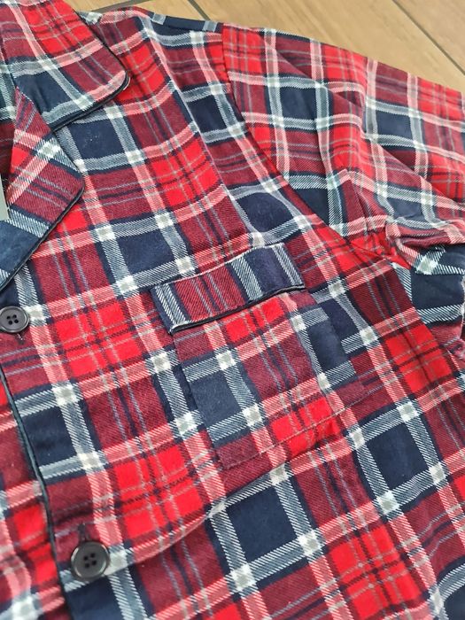 Piżama flanelowa krata  M/L/ XL