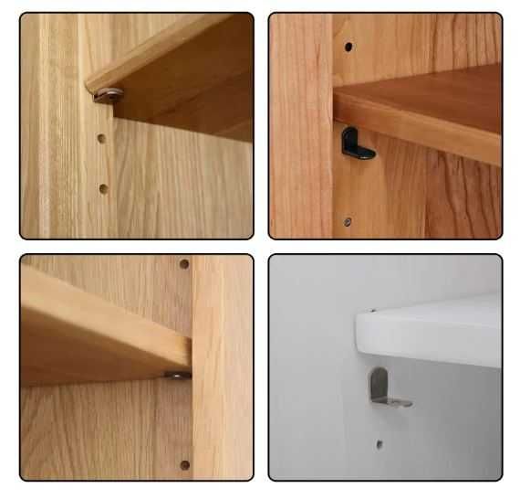 Szablon stolarski rząd otworów  fi 4 i 16,2  rozstaw 32 mm - 552x74x3